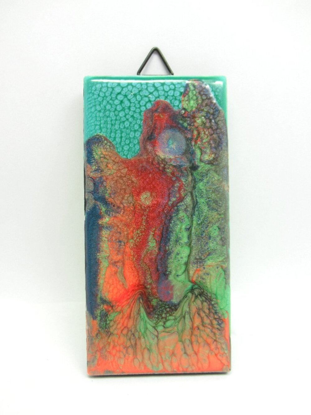 Hanging art tile